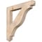 Ekena Millwork Funston Arts & Crafts Smooth Bracket, Douglas Fir, 5 1/2"W x 44"D x 44"H BKT06X44X44FST03SDF - alternate 1